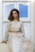 Wahajmkhan | Bahar Begum Formals | IVORY SARI PANTS - Khanumjan  Pakistani Clothes and Designer Dresses in UK, USA 