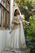 Wahajmkhan | Bahar Begum Formals | WHITE GOLD MERMAID LC - Khanumjan  Pakistani Clothes and Designer Dresses in UK, USA 