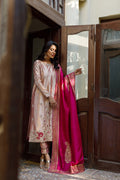 Wahajmkhan | Bahar Begum Formals | TISSUE PINK & MAGENTA SHAWL - Khanumjan  Pakistani Clothes and Designer Dresses in UK, USA 