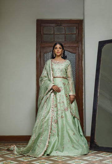 Wahajmkhan | Bahar Begum Formals | MINT BAHAR LEHNGA - Khanumjan  Pakistani Clothes and Designer Dresses in UK, USA 