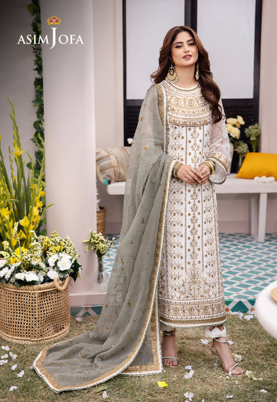 Asim Jofa | Dhanak Rang Collection | AJCF-17 - Khanumjan  Pakistani Clothes and Designer Dresses in UK, USA 