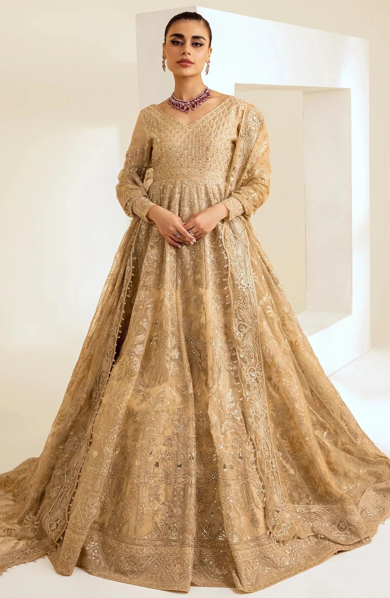 Maryum N Maria | The Brides 23 |  Omega (MS23-537) - Khanumjan  Pakistani Clothes and Designer Dresses in UK, USA 