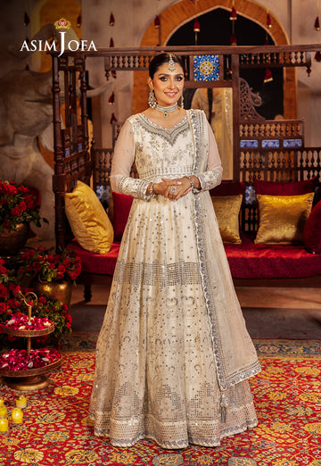 Asim Jofa | Jaan e Jahan| AJJJ-04 - Khanumjan  Pakistani Clothes and Designer Dresses in UK, USA 