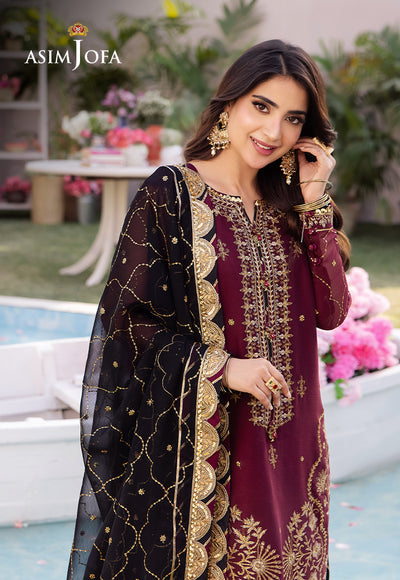 Asim Jofa | Dhanak Rang Collection | AJCF-18 - Khanumjan  Pakistani Clothes and Designer Dresses in UK, USA 