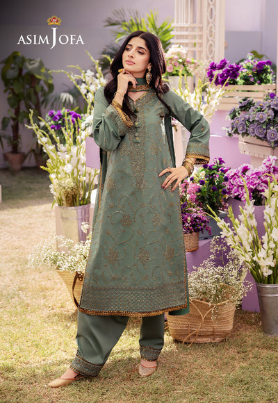 Asim Jofa | Dhanak Rang Collection | AJCF-15 - Khanumjan  Pakistani Clothes and Designer Dresses in UK, USA 