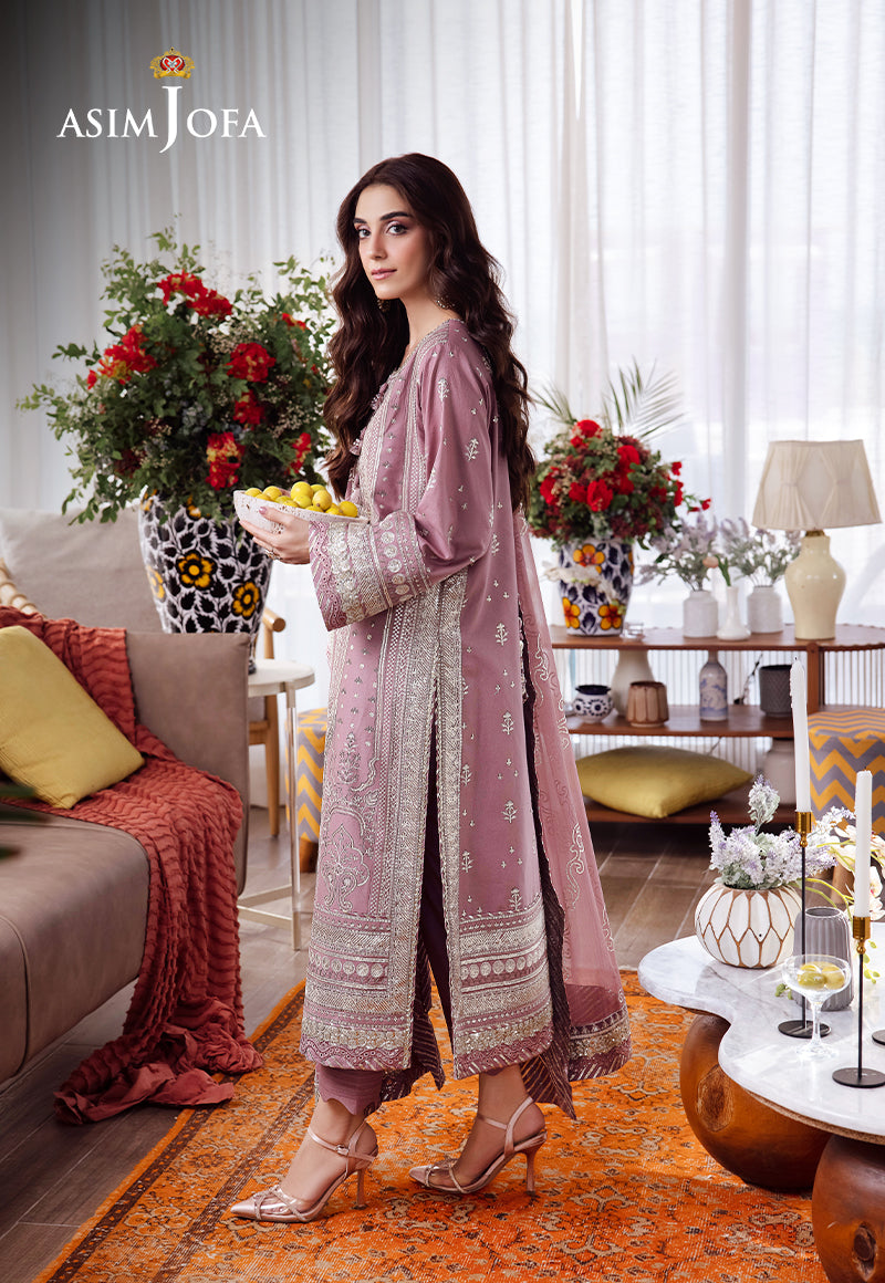 Asim Jofa | Uraan Lawn Chiffon Collection | AJUR-02 - Khanumjan  Pakistani Clothes and Designer Dresses in UK, USA 