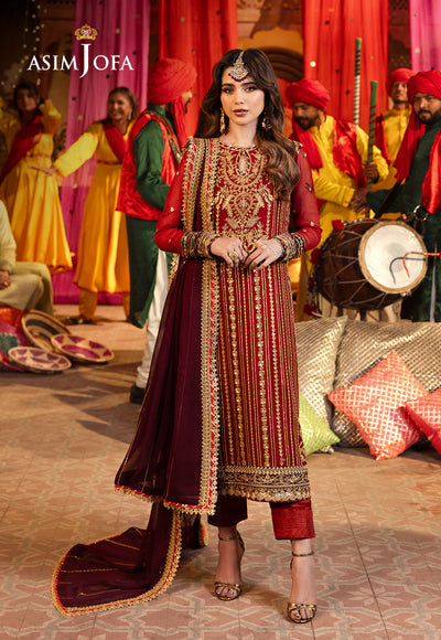 Asim Jofa | Chamak Damak Festive 24 | AJCD-28 - Khanumjan  Pakistani Clothes and Designer Dresses in UK, USA 