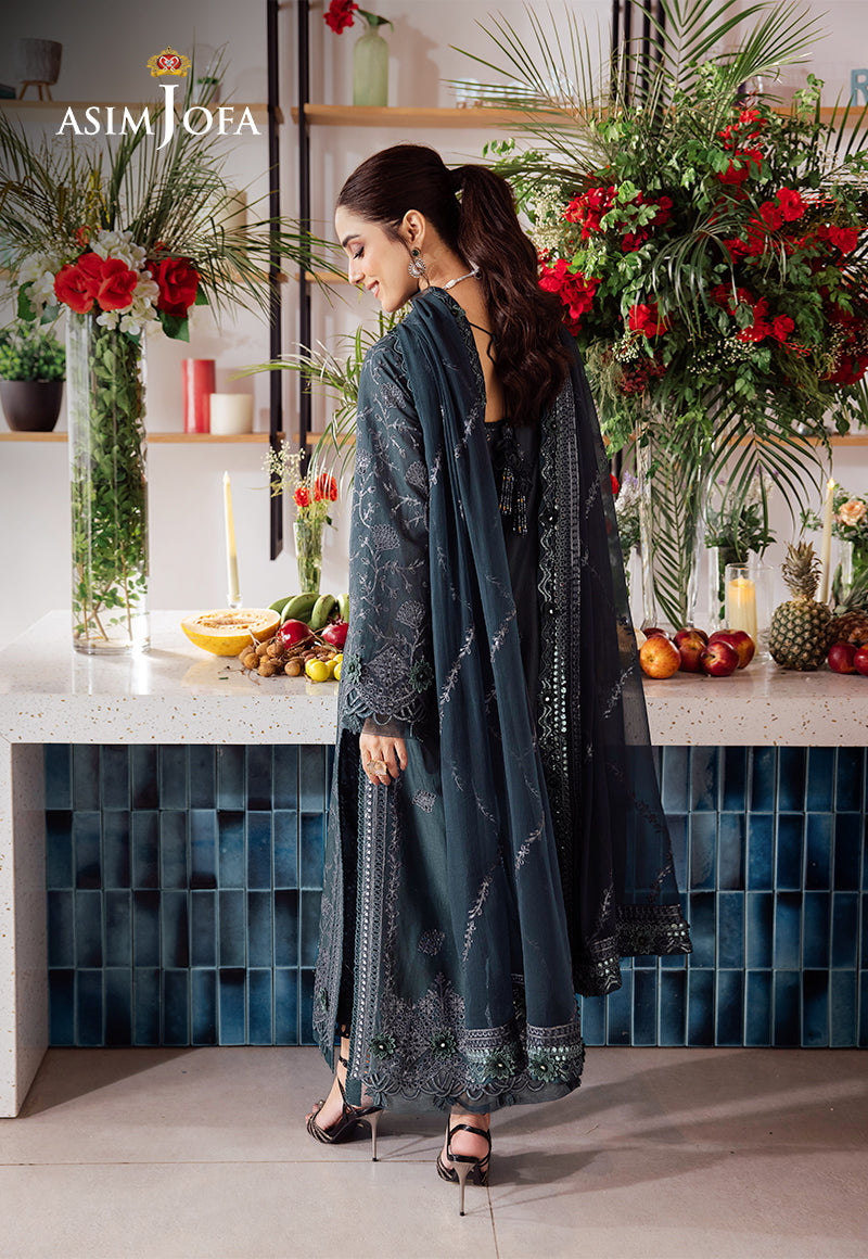 Asim Jofa | Uraan Lawn Chiffon Collection | AJUR-01 - Khanumjan  Pakistani Clothes and Designer Dresses in UK, USA 