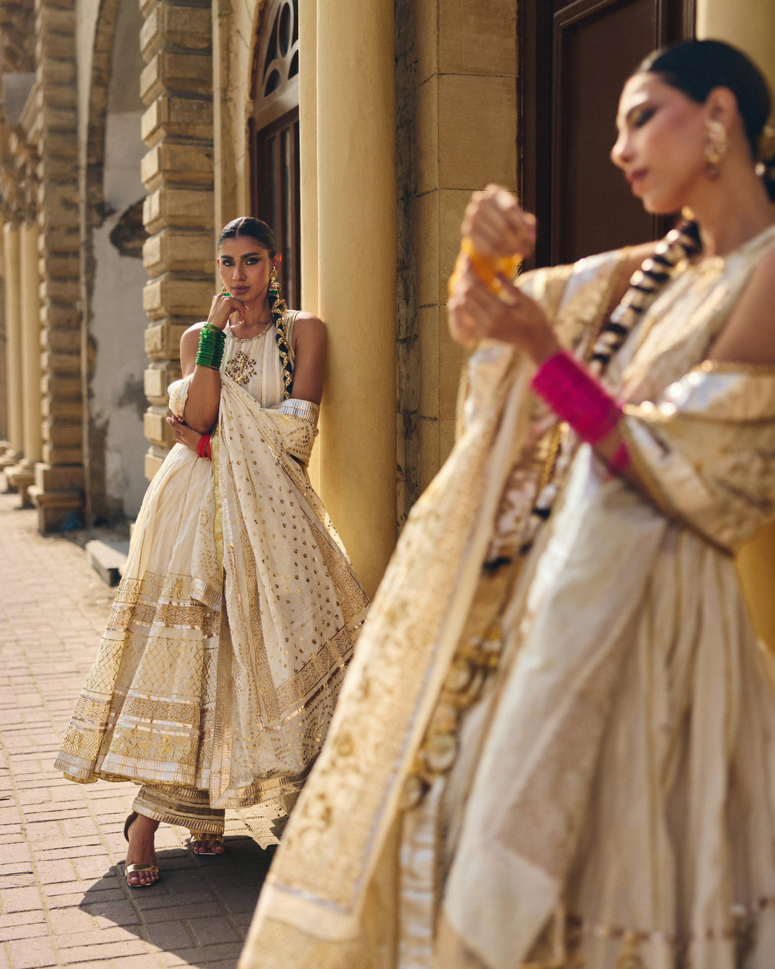 The Pink Tree Company | Polki Formals | Jhumar