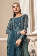 Maria B | Luxury Chiffon Collection | Teal Blue - Khanumjan  Pakistani Clothes and Designer Dresses in UK, USA 