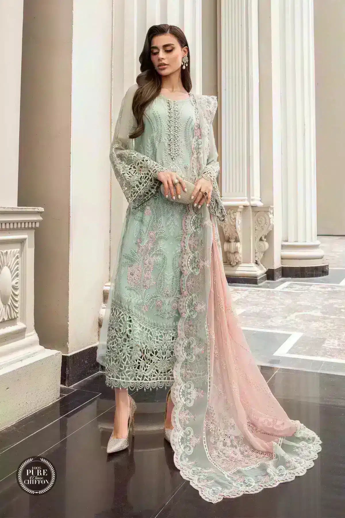 Designer hot sale chiffon dresses