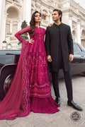 Maria B | Luxury Chiffon Collection | Magenta Pink - Khanumjan  Pakistani Clothes and Designer Dresses in UK, USA 