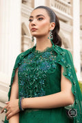 Maria B | Luxury Chiffon Collection | Emerald Green - Khanumjan  Pakistani Clothes and Designer Dresses in UK, USA 