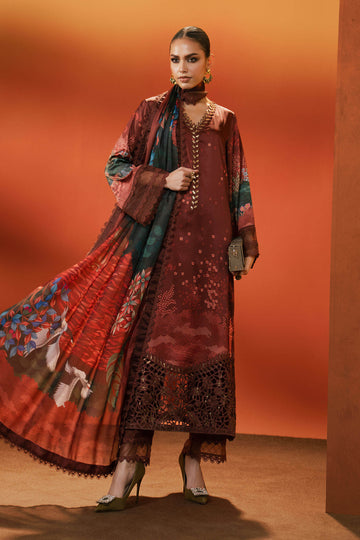 Maria B | Luxury Pret Pre Fall | MPS-EF26-08R1-Maroon