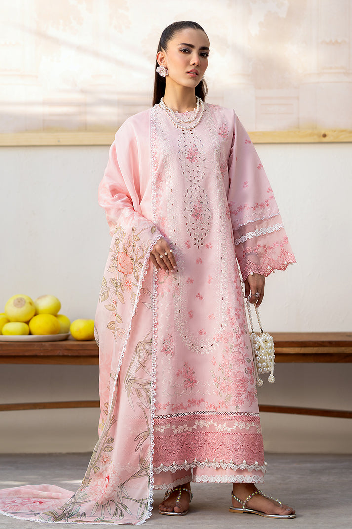 Saad Shaikh | Luxe Eid Lawn 24 | Pink Oasis - Khanumjan  Pakistani Clothes and Designer Dresses in UK, USA 