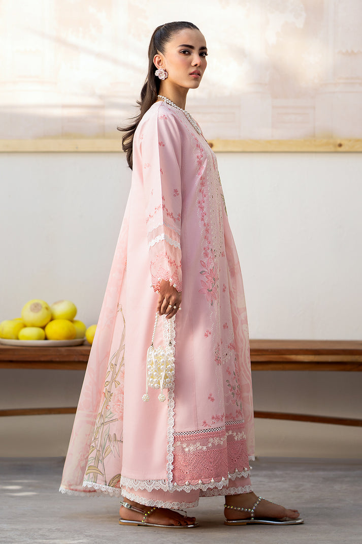 Saad Shaikh | Luxe Eid Lawn 24 | Pink Oasis - Khanumjan  Pakistani Clothes and Designer Dresses in UK, USA 