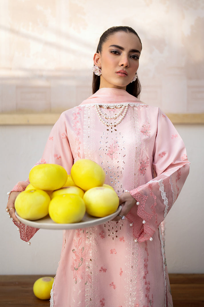 Saad Shaikh | Luxe Eid Lawn 24 | Pink Oasis - Khanumjan  Pakistani Clothes and Designer Dresses in UK, USA 