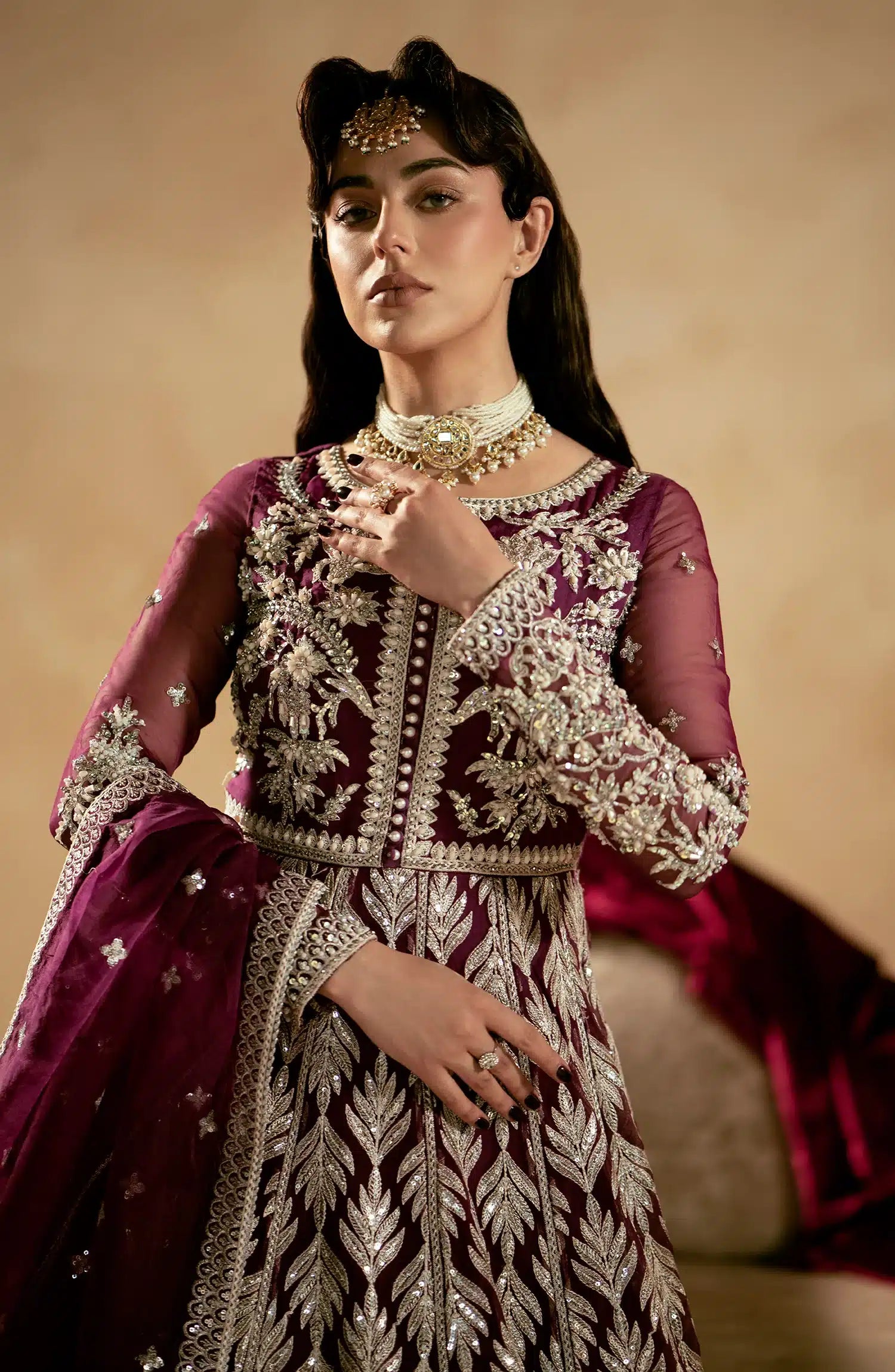 Maryum N Maria | Zamani Beghum Formals 23 | Ametyst-(MW23-512) - Khanumjan  Pakistani Clothes and Designer Dresses in UK, USA 