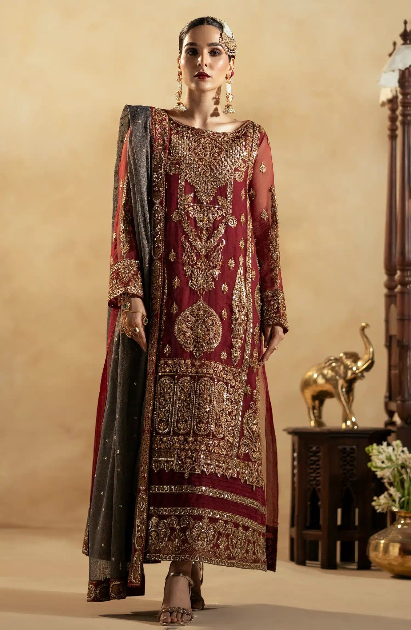 Maryum N Maria | Zamani Beghum Formals 23 | Ruby-(MW23-517) - Khanumjan  Pakistani Clothes and Designer Dresses in UK, USA 