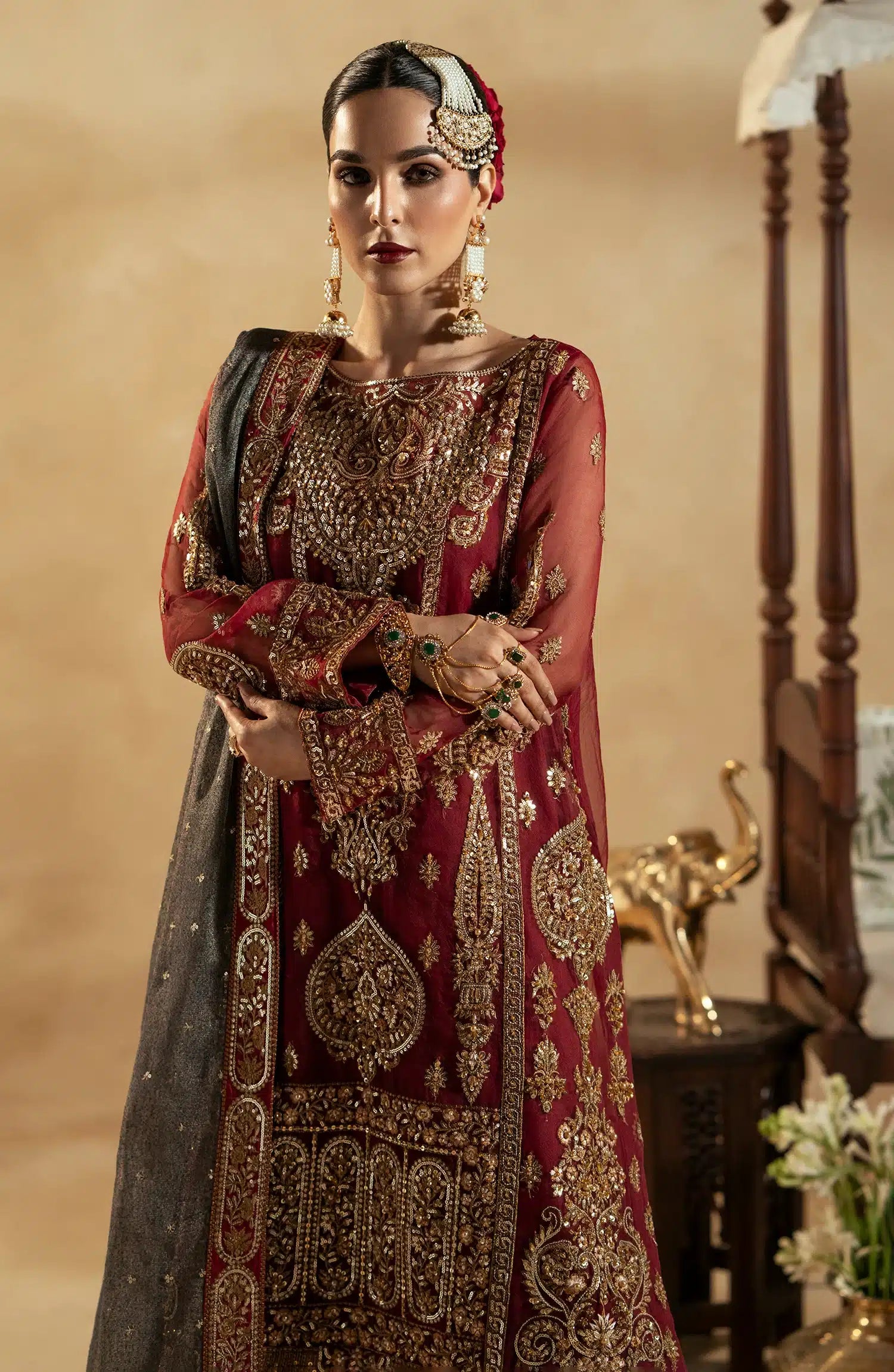 Maryum N Maria | Zamani Beghum Formals 23 | Ruby-(MW23-517) - Khanumjan  Pakistani Clothes and Designer Dresses in UK, USA 