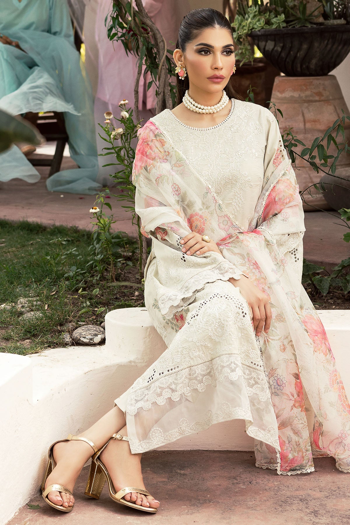 Motifz | Summer Lawn 24 | 4706 - Khanumjan  Pakistani Clothes and Designer Dresses in UK, USA 