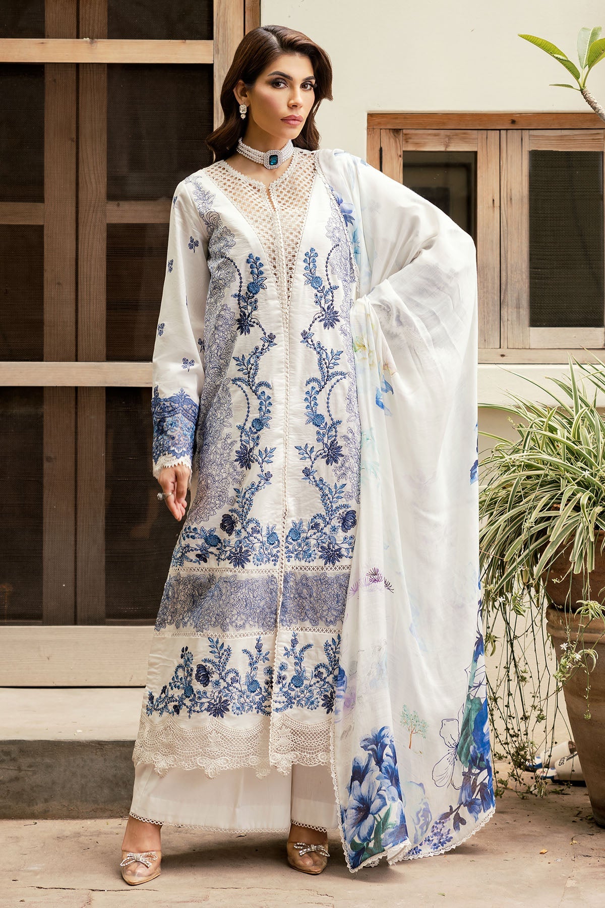 Motifz | Summer Lawn 24 | 4708 - Khanumjan  Pakistani Clothes and Designer Dresses in UK, USA 