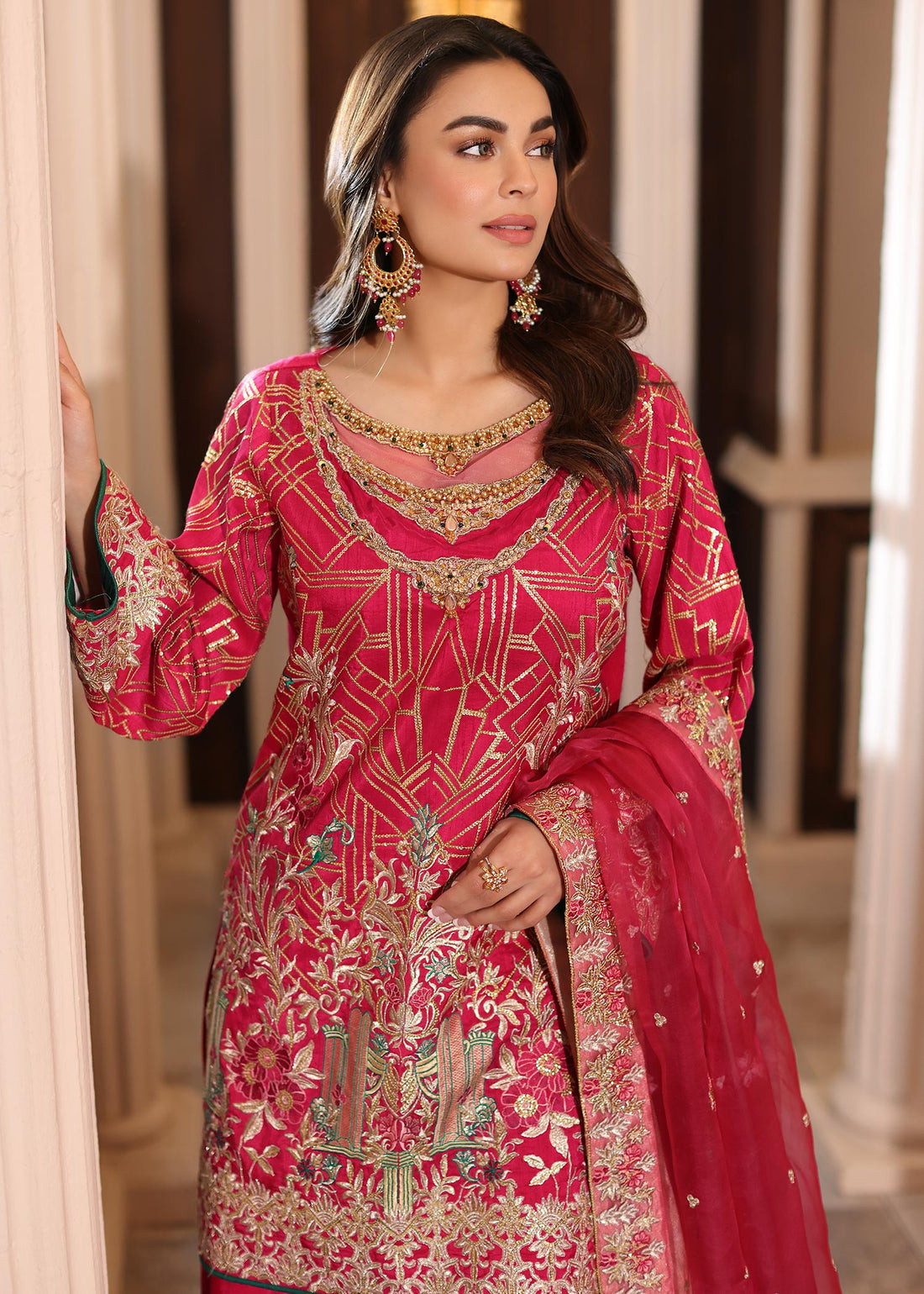 Waqas Shah | Meh-E-Nur | TOPAZ - Khanumjan  Pakistani Clothes and Designer Dresses in UK, USA 