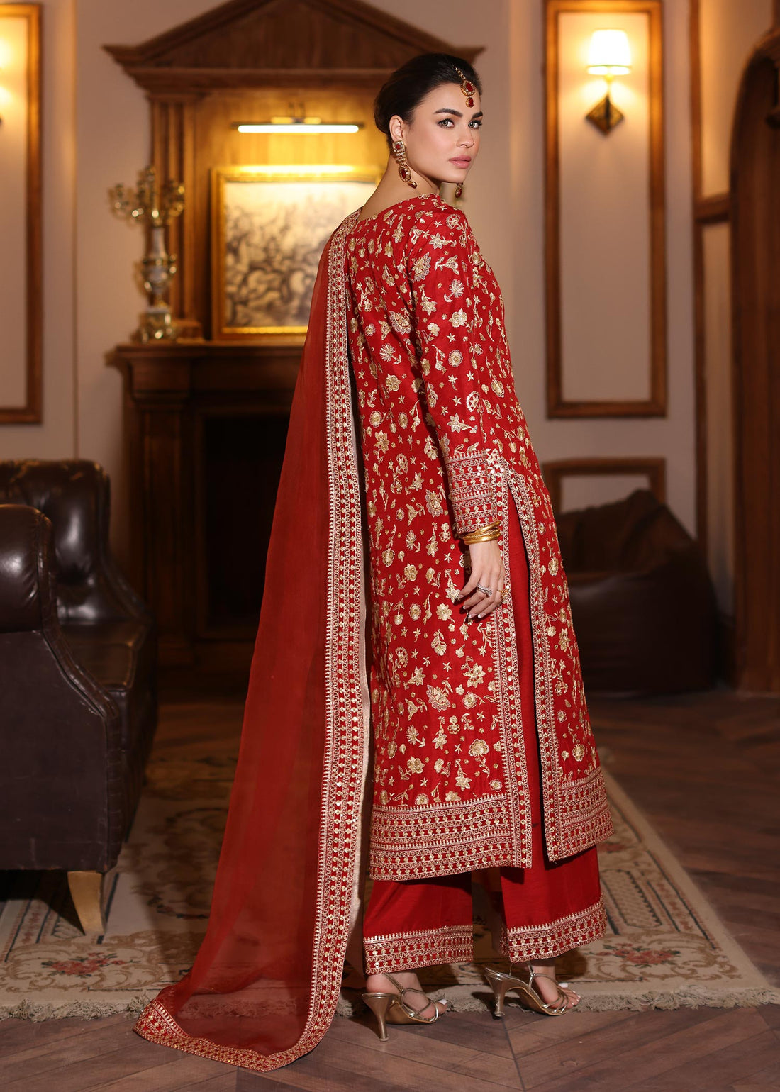 Waqas Shah | Meh-E-Nur | RED ROSE - Khanumjan  Pakistani Clothes and Designer Dresses in UK, USA 