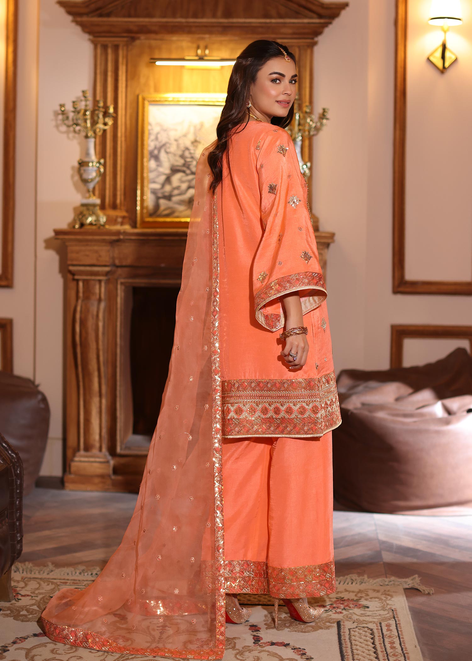 Waqas Shah | Meh-E-Nur | BLUSH - Khanumjan  Pakistani Clothes and Designer Dresses in UK, USA 