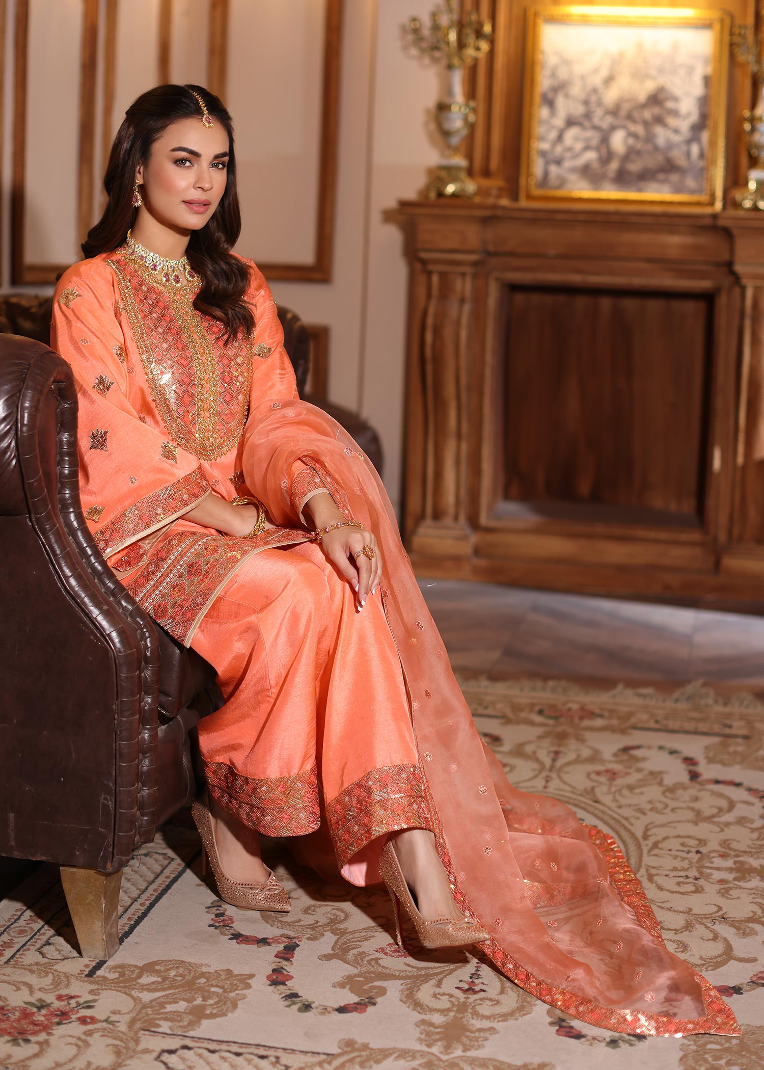 Waqas Shah | Meh-E-Nur | BLUSH - Khanumjan  Pakistani Clothes and Designer Dresses in UK, USA 