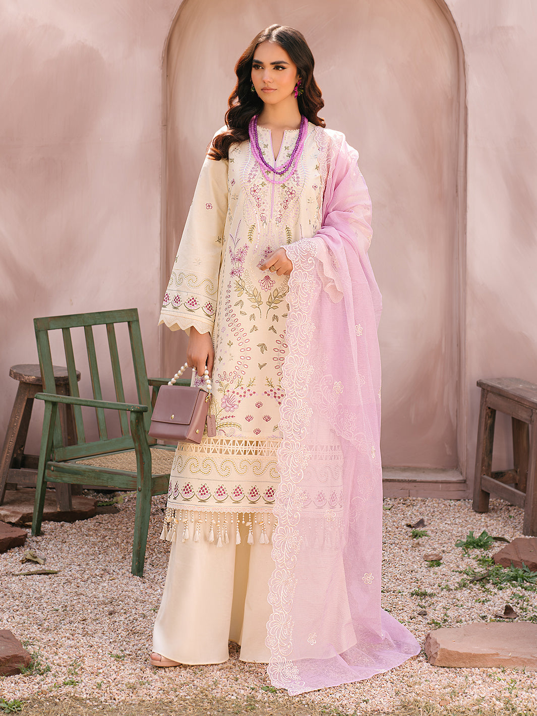 Mahnur | Masakali Luxury Lawn 24 | MK 01 - B - Khanumjan  Pakistani Clothes and Designer Dresses in UK, USA 