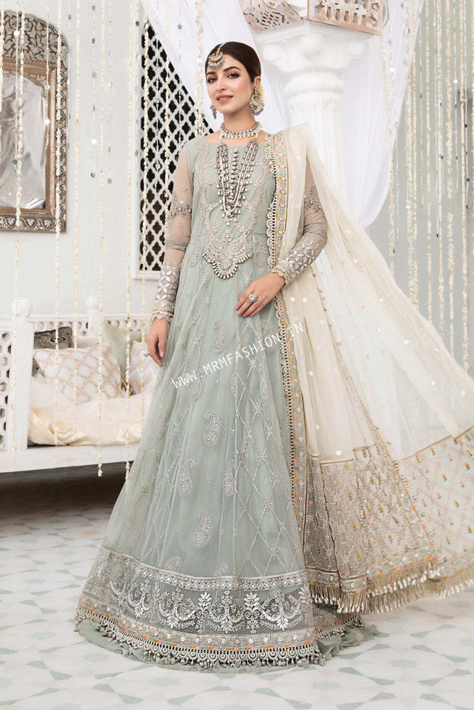 Maria B | Luxury Collection | EL-22-03-Pista Green