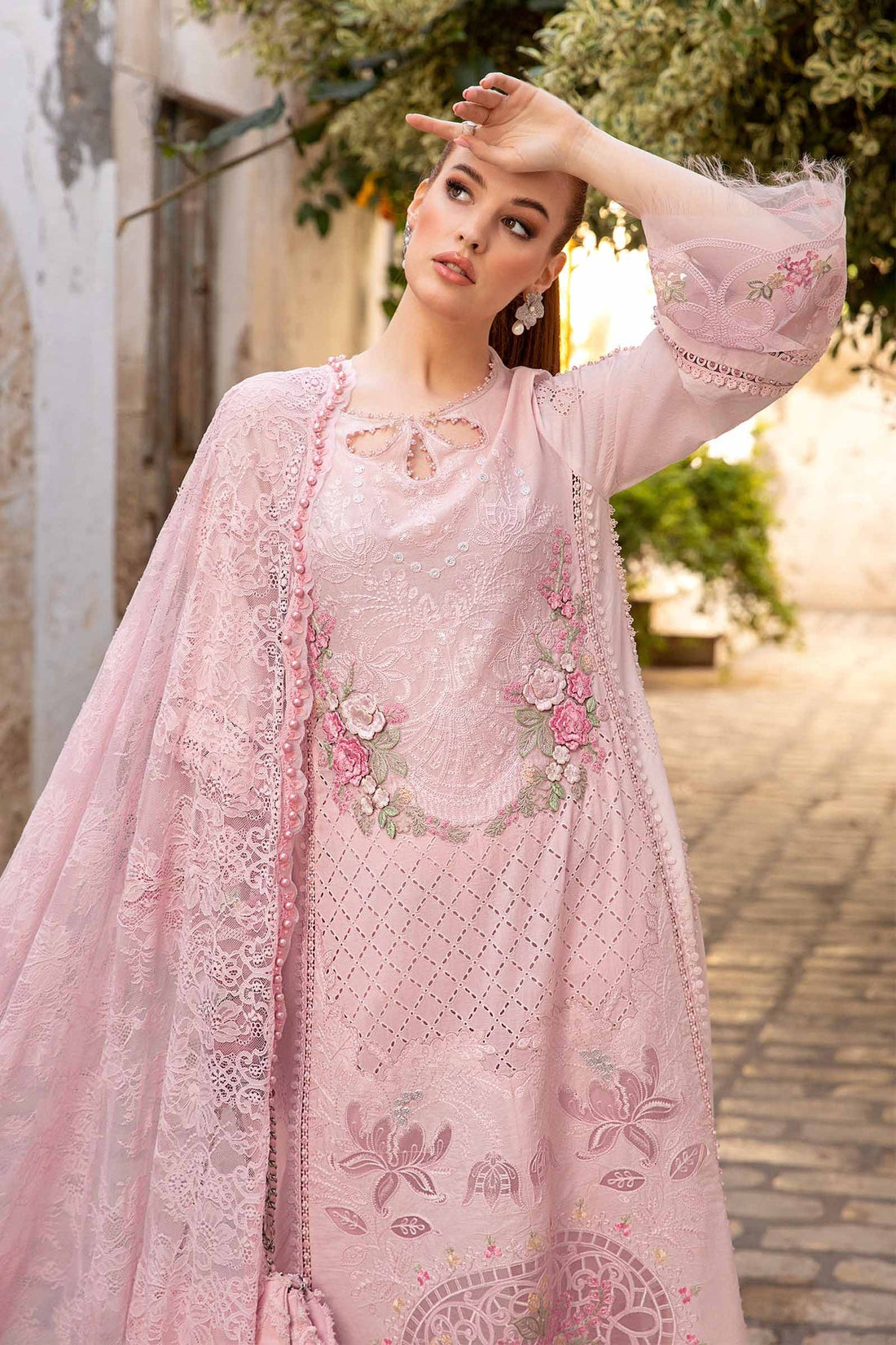 Maria B | Voyage a' Luxe Lawn | D-2411-A - Khanumjan  Pakistani Clothes and Designer Dresses in UK, USA 
