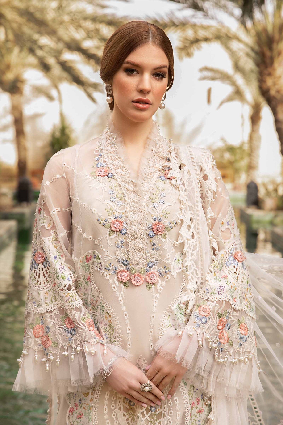 Maria B | Voyage a' Luxe Lawn | D-2405-A - Khanumjan  Pakistani Clothes and Designer Dresses in UK, USA 