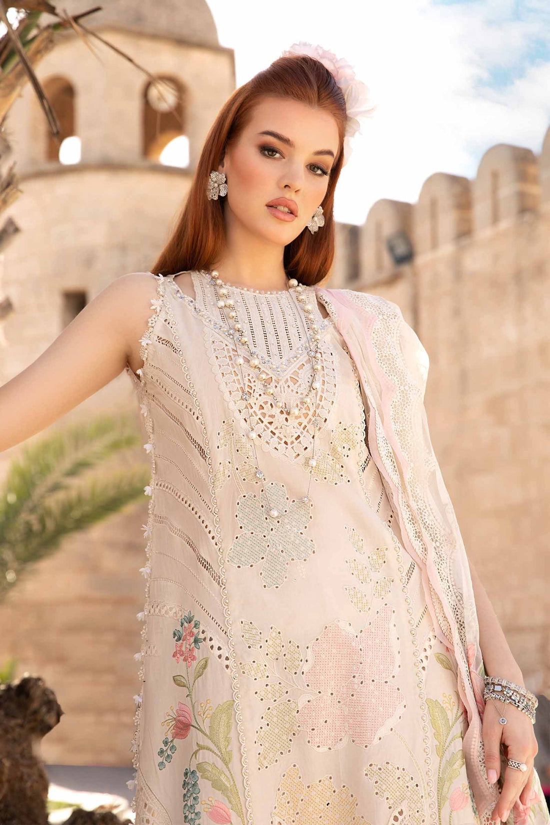 Maria B | Voyage a' Luxe Lawn | D-2407-A - Khanumjan  Pakistani Clothes and Designer Dresses in UK, USA 