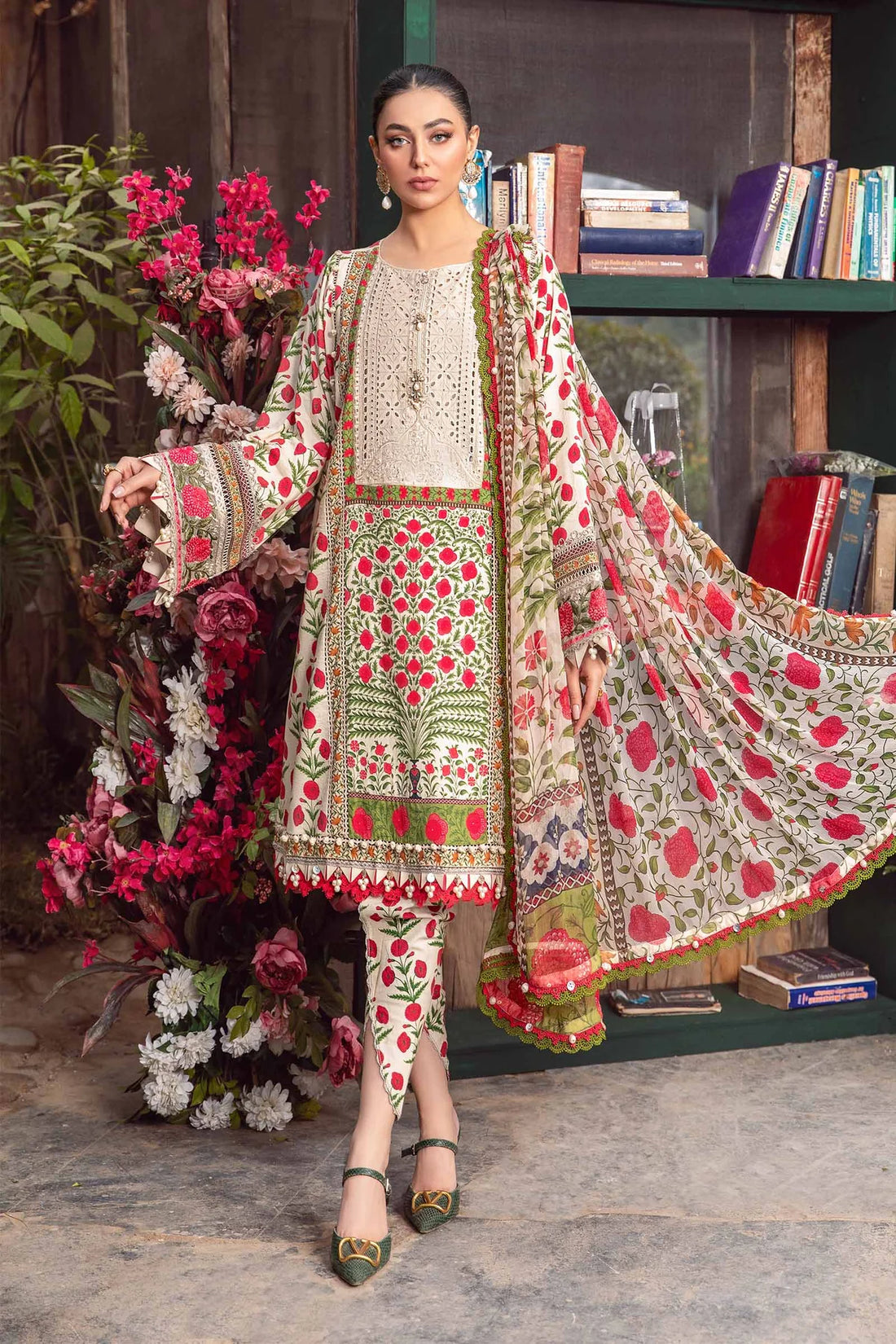 Maria B | M Prints Spring 24 | MPT-2114-A - Khanumjan  Pakistani Clothes and Designer Dresses in UK, USA 