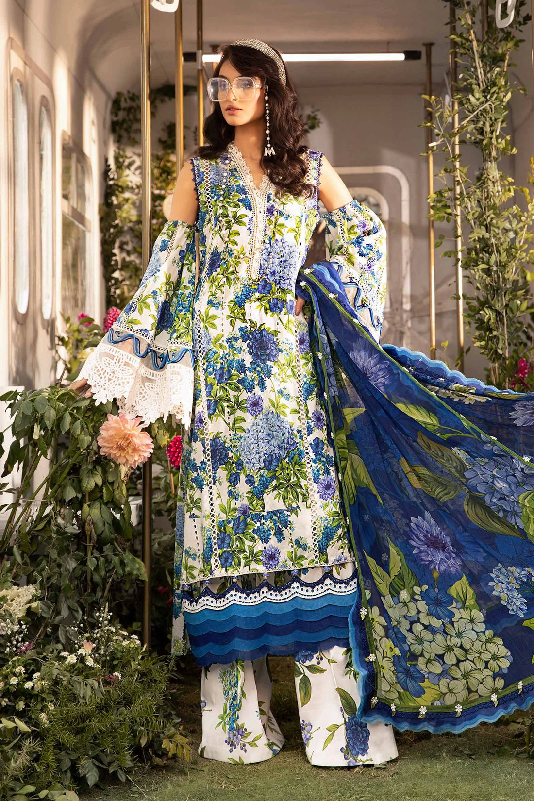 Maria B | M Prints Spring 24 | MPT-2102-B - Khanumjan  Pakistani Clothes and Designer Dresses in UK, USA 