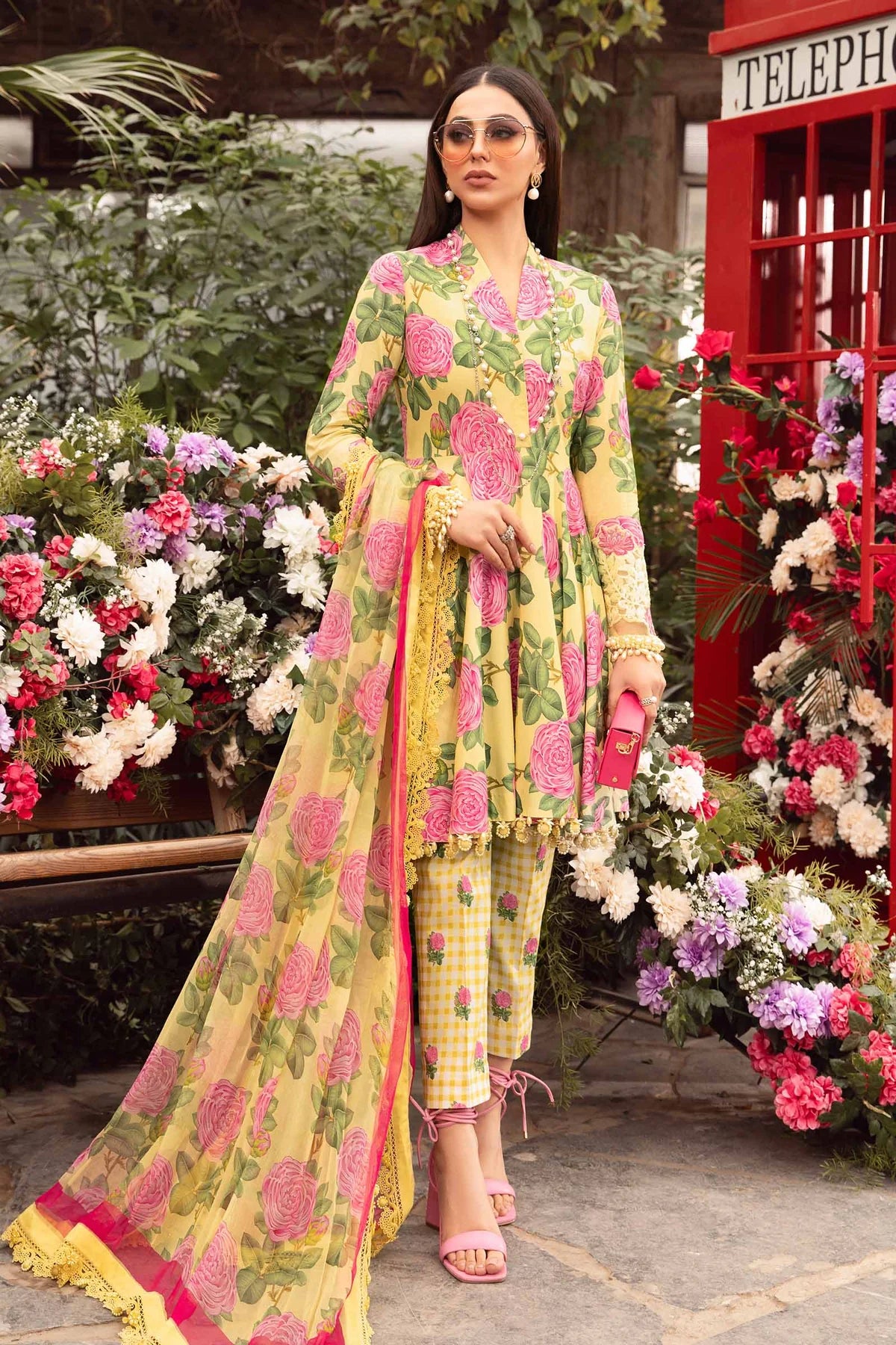 Maria B | M Prints Spring 24 | MPT-2103-A - Khanumjan  Pakistani Clothes and Designer Dresses in UK, USA 