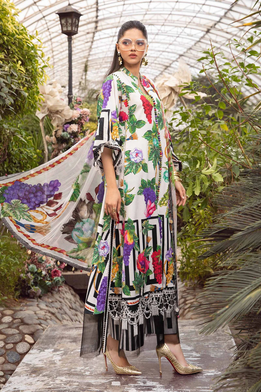 Maria B | M Prints Spring 24 | MPT-2108-A - Khanumjan  Pakistani Clothes and Designer Dresses in UK, USA 