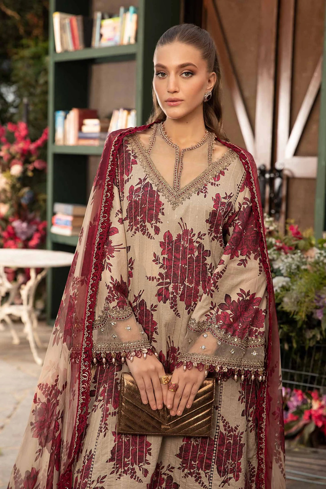 Maria B | M Prints Spring 24 | MPT-2110-A - Khanumjan  Pakistani Clothes and Designer Dresses in UK, USA 