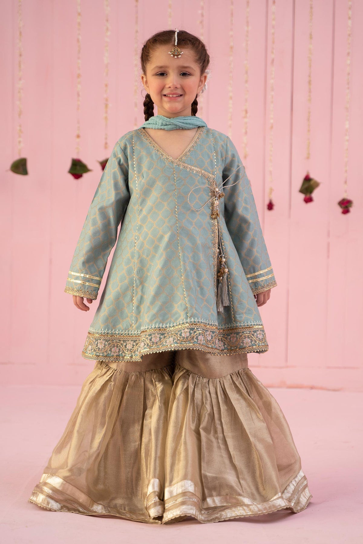 Maria B | Girls Eid Collection | MKS-EF24-13 - Khanumjan  Pakistani Clothes and Designer Dresses in UK, USA 