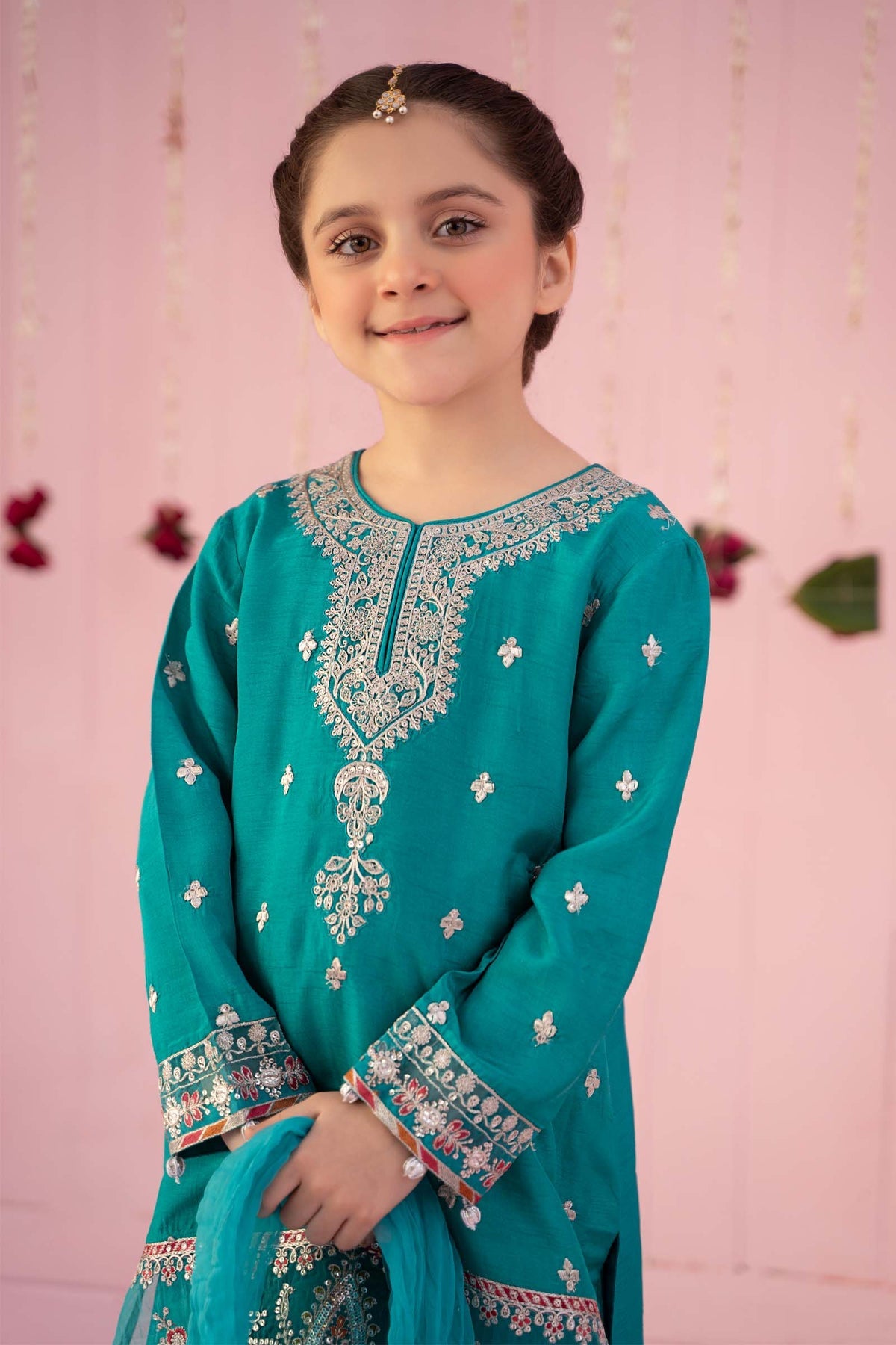 Maria B | Girls Eid Collection | MKS-EF24-09 - Khanumjan  Pakistani Clothes and Designer Dresses in UK, USA 