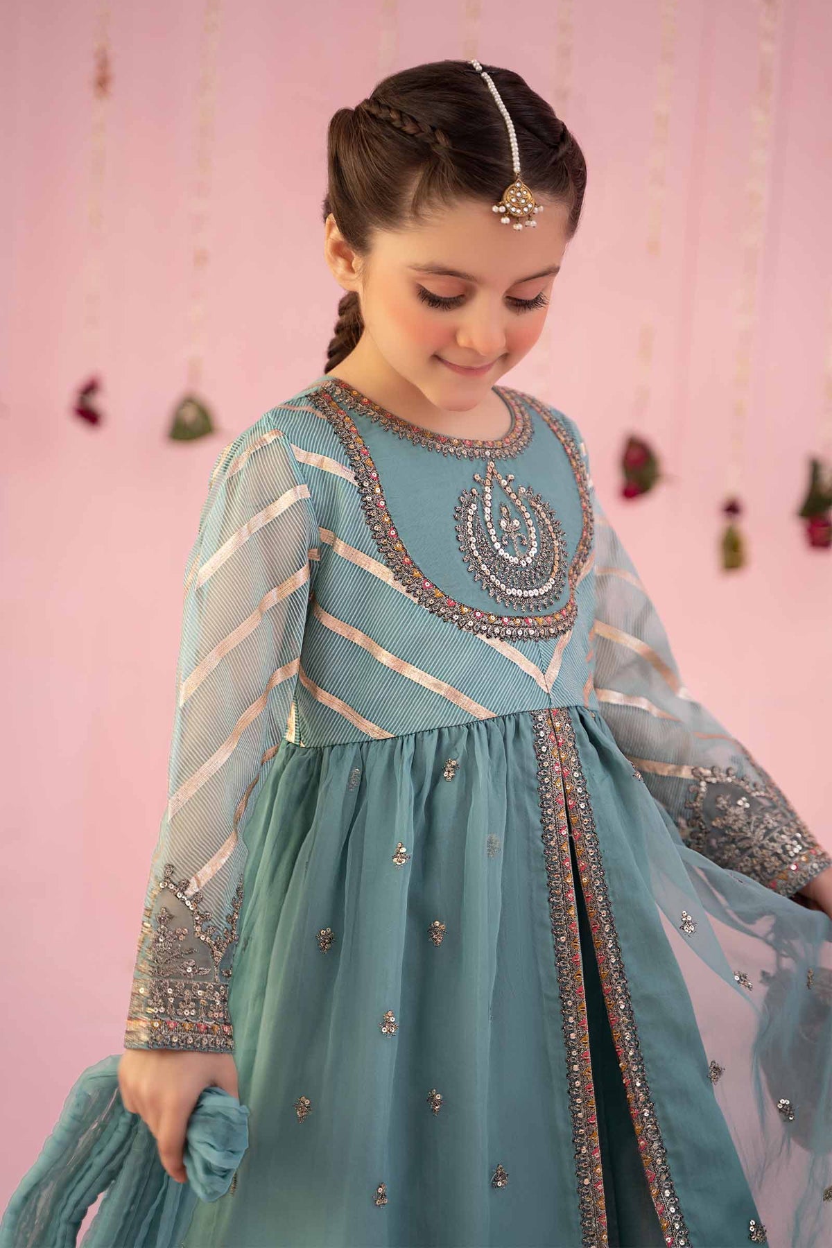 Maria B | Girls Eid Collection | MKS-EF24-27 - Khanumjan  Pakistani Clothes and Designer Dresses in UK, USA 