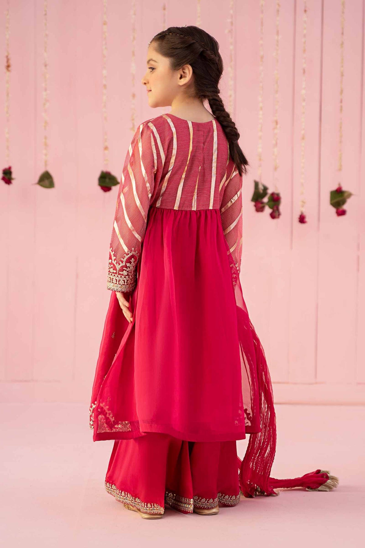 Maria B | Girls Eid Collection | MKS-EF24-27 - Khanumjan  Pakistani Clothes and Designer Dresses in UK, USA 