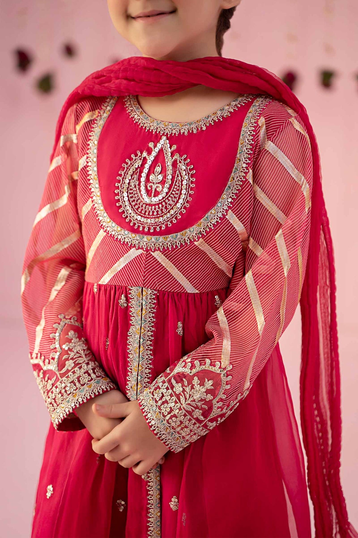 Maria B | Girls Eid Collection | MKS-EF24-27 - Khanumjan  Pakistani Clothes and Designer Dresses in UK, USA 