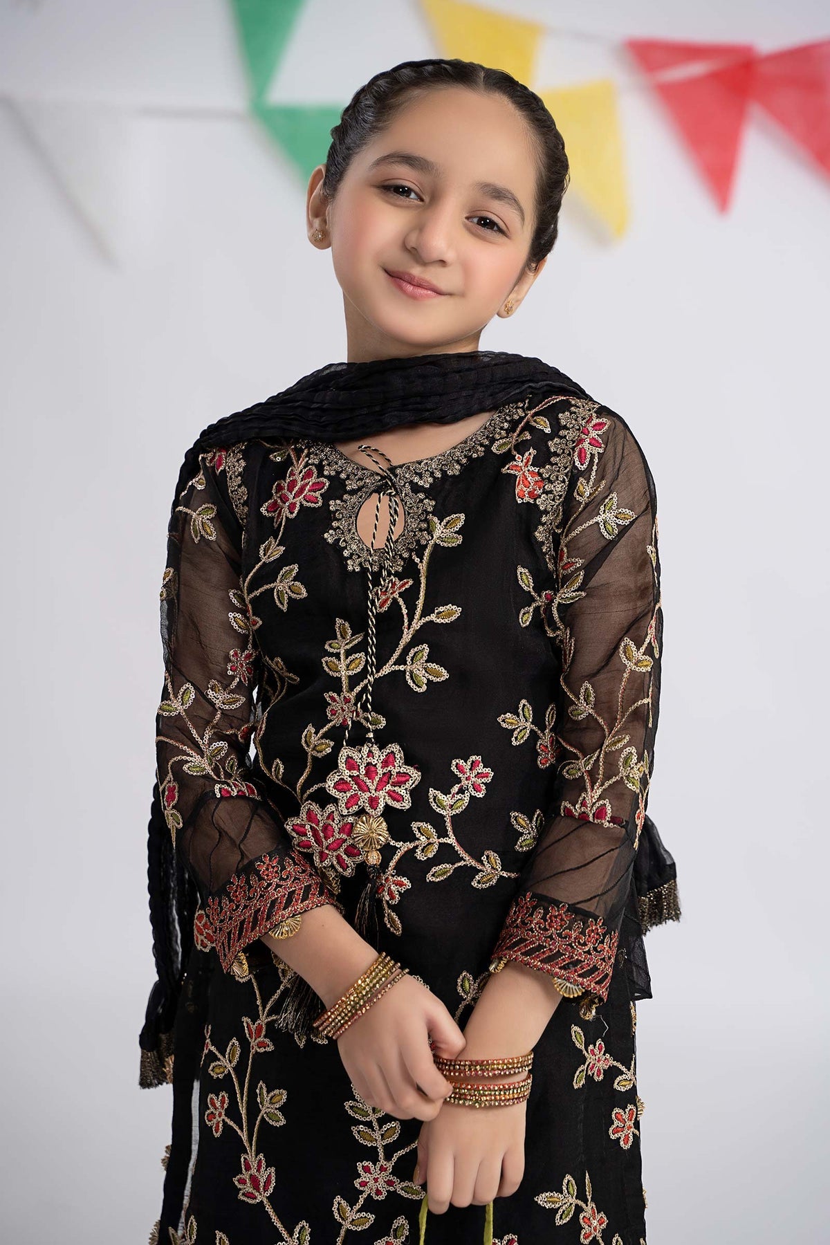 Maria B | Girls Eid Collection | MKS-EF24-30 - Khanumjan  Pakistani Clothes and Designer Dresses in UK, USA 