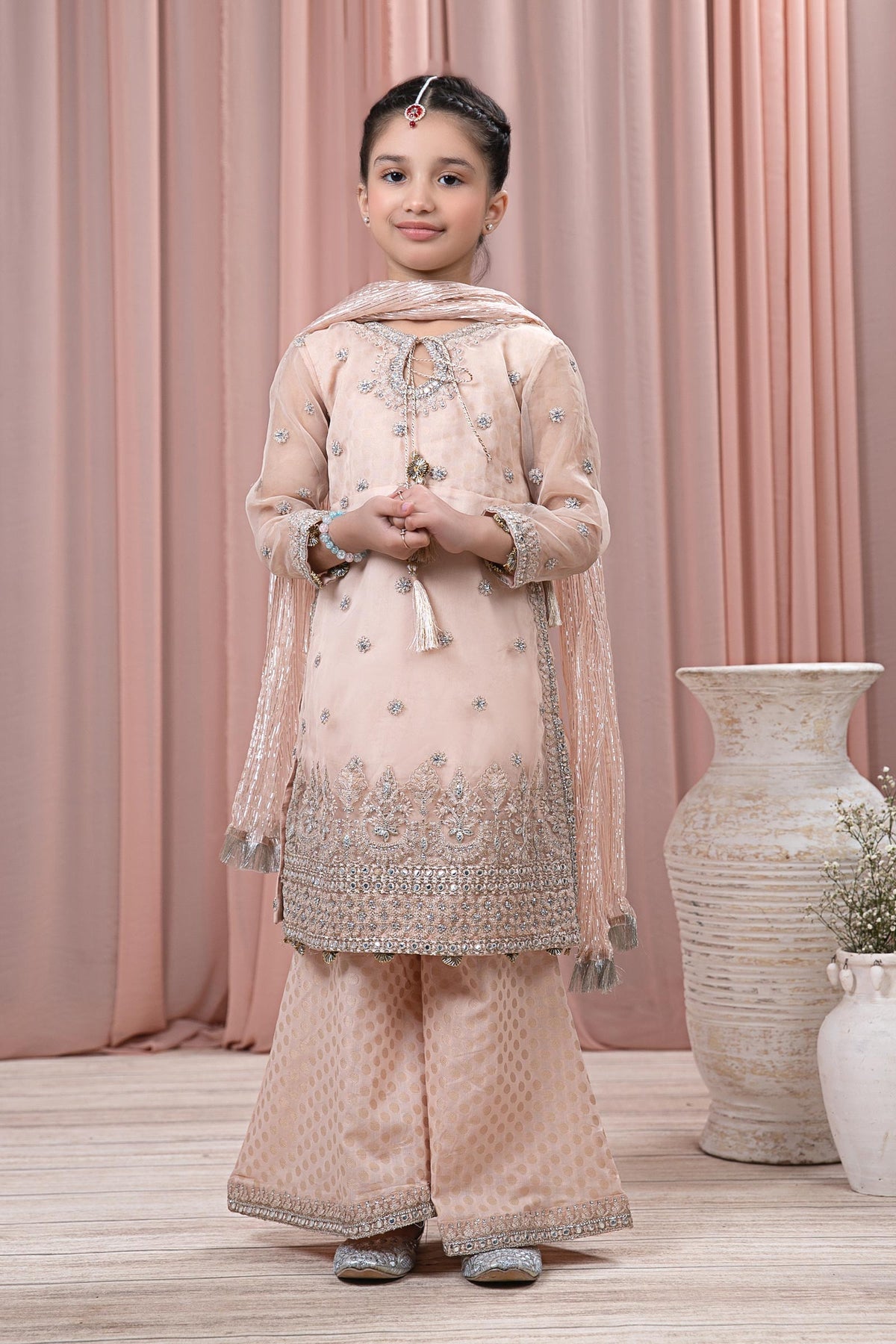 Maria B | Girls Eid Collection | MKS-EF24-25 - Khanumjan  Pakistani Clothes and Designer Dresses in UK, USA 