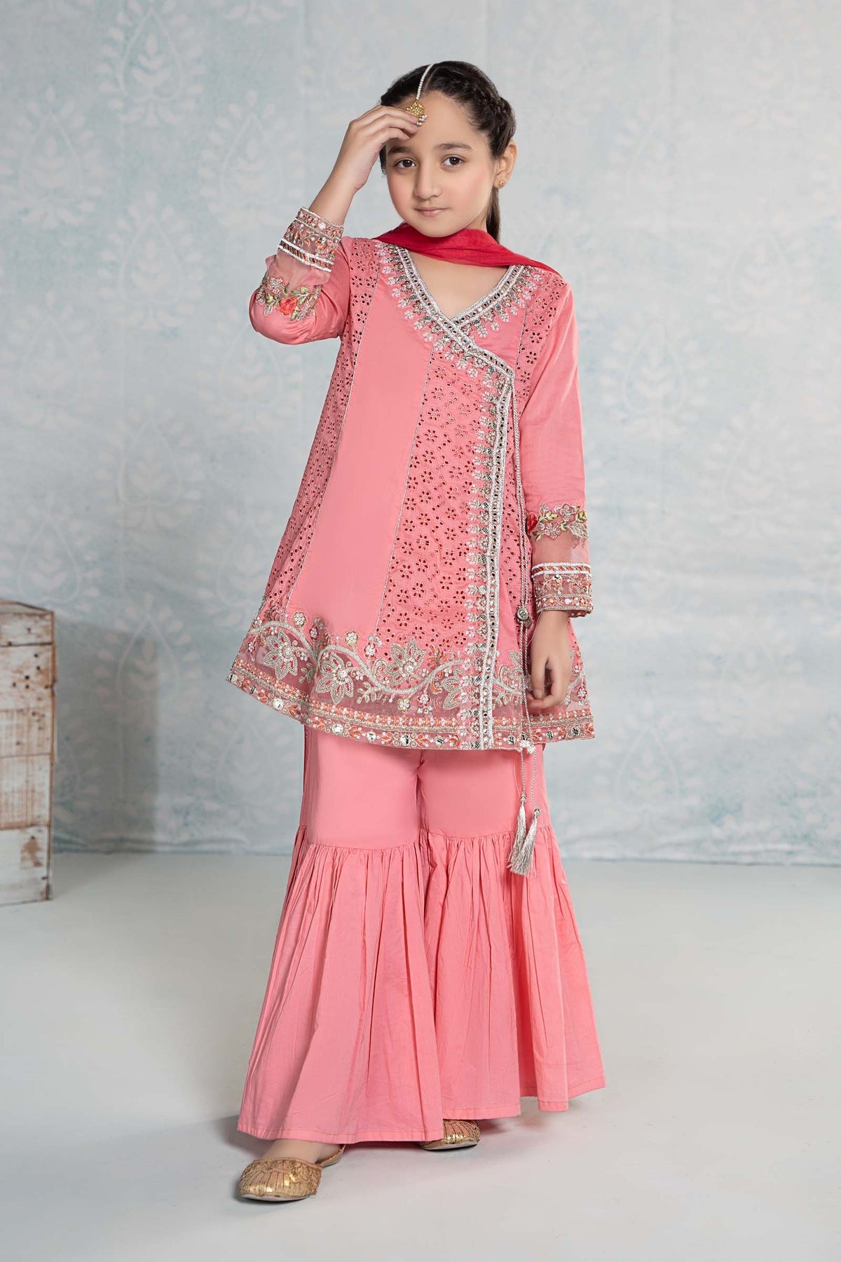 Maria B | Girls Eid Collection | MKD-EF24-07 - Khanumjan  Pakistani Clothes and Designer Dresses in UK, USA 