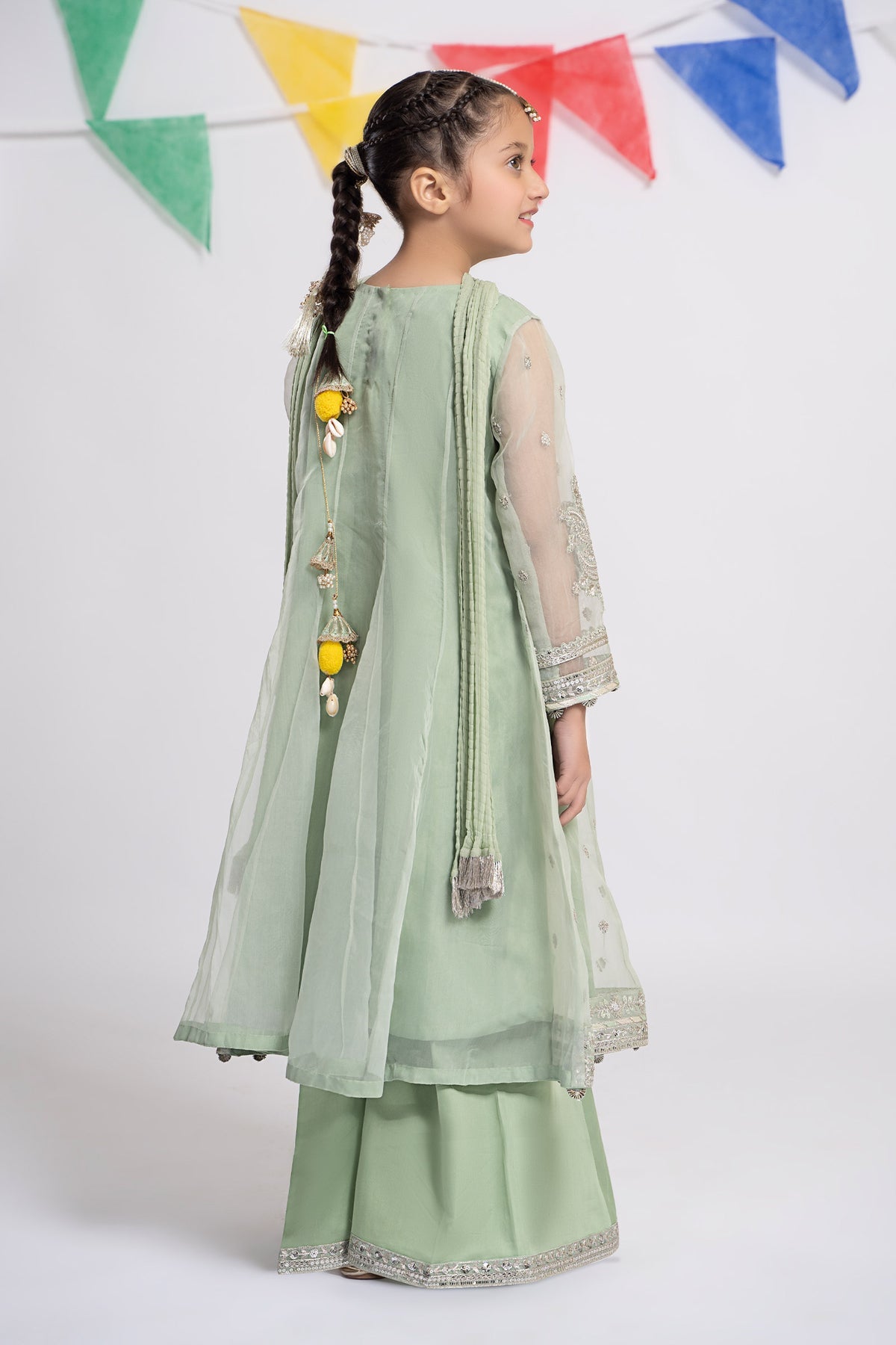 Maria B | Girls Eid Collection | MKS-EF24-15 - Khanumjan  Pakistani Clothes and Designer Dresses in UK, USA 