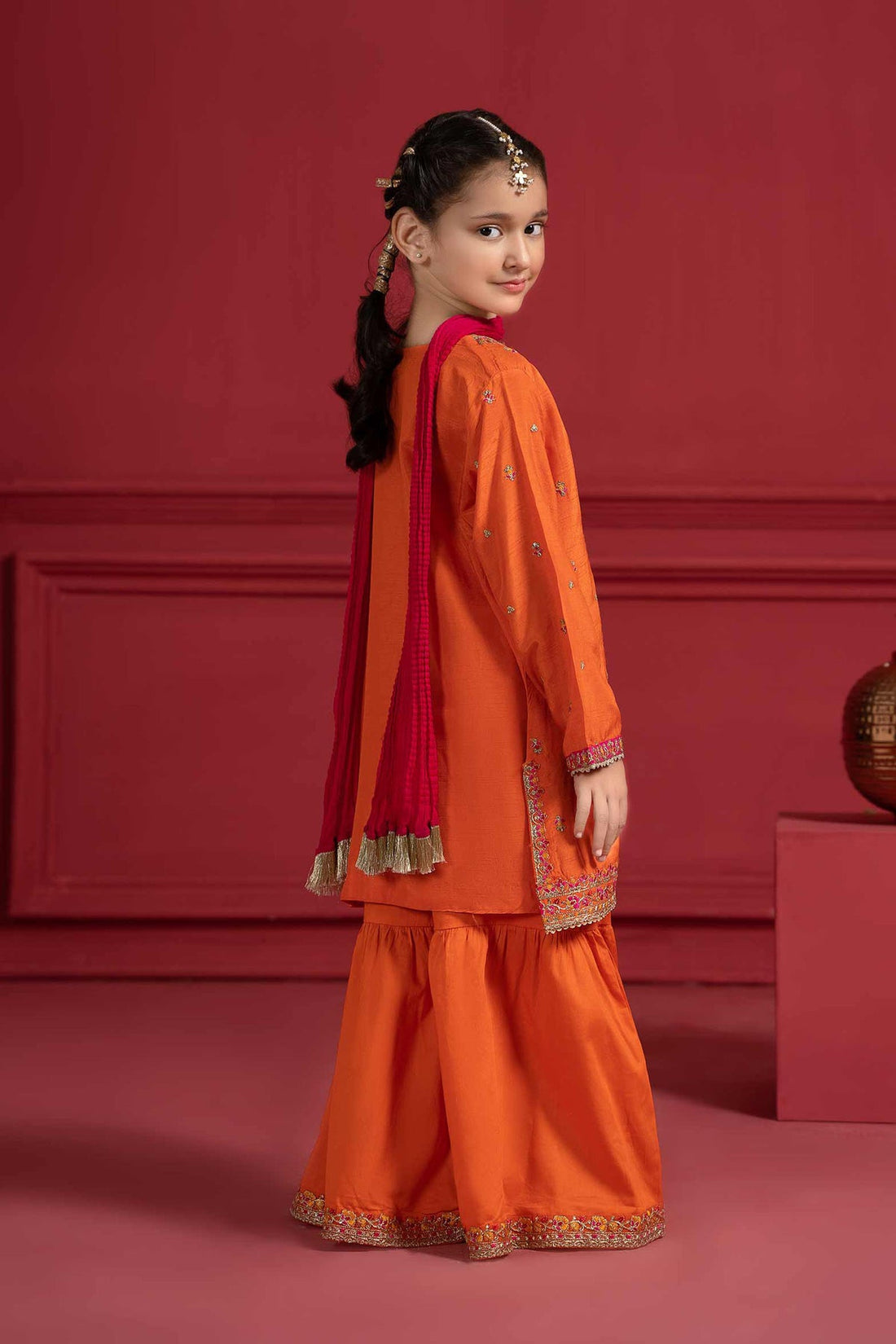 Maria B | Girls Eid Collection | MKS-W23-26 - Khanumjan  Pakistani Clothes and Designer Dresses in UK, USA 